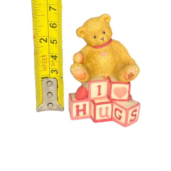 Cherished Teddies Bear With Love Letters 902969 Enesco “I Love Hugs” 1996 New - Picture 8 of 9